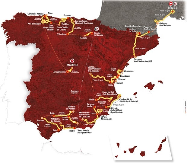 “Vuelta Ciclista” im August in Benitatxell